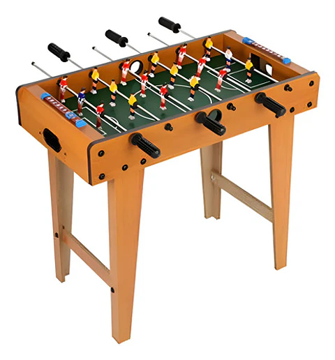 Juego De Futbol De Mesa Madera Futbolito Futbolin Cancha