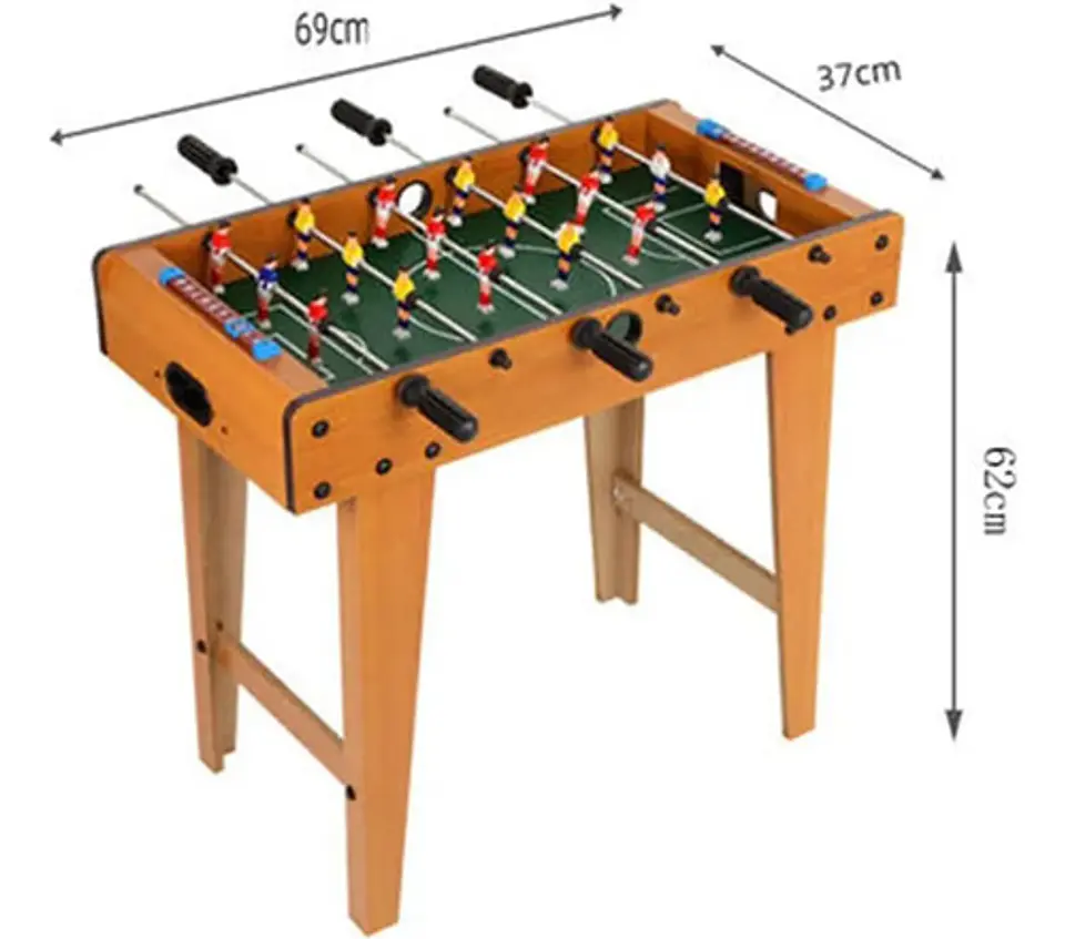 Juego De Futbol De Mesa Madera Futbolito Futbolin Cancha 2