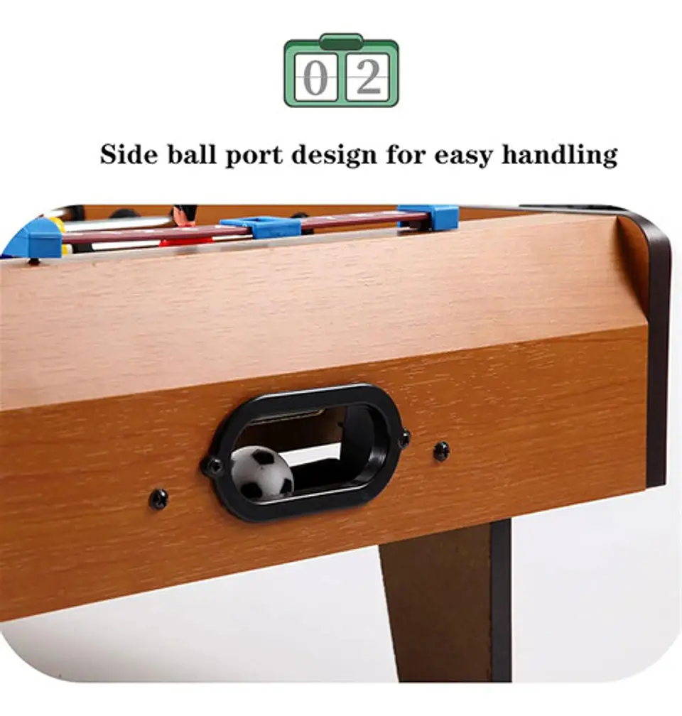 Juego De Futbol De Mesa Madera Futbolito Futbolin Cancha 4