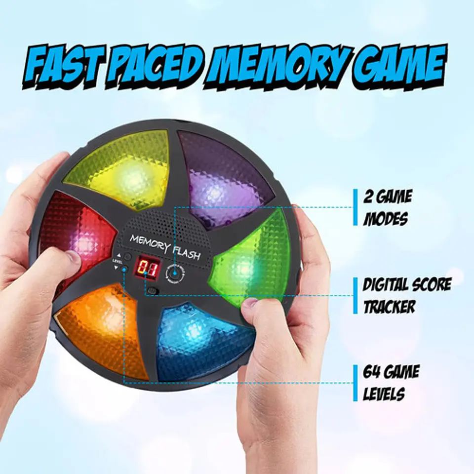 Juego De Laberinto De Memoria Portátil Redondo Coordinacion 3