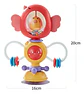Sonajero Giratorio Bebe Estimulacion Montessori Educativo Color Rojo Diseño Carro - Miniatura 2