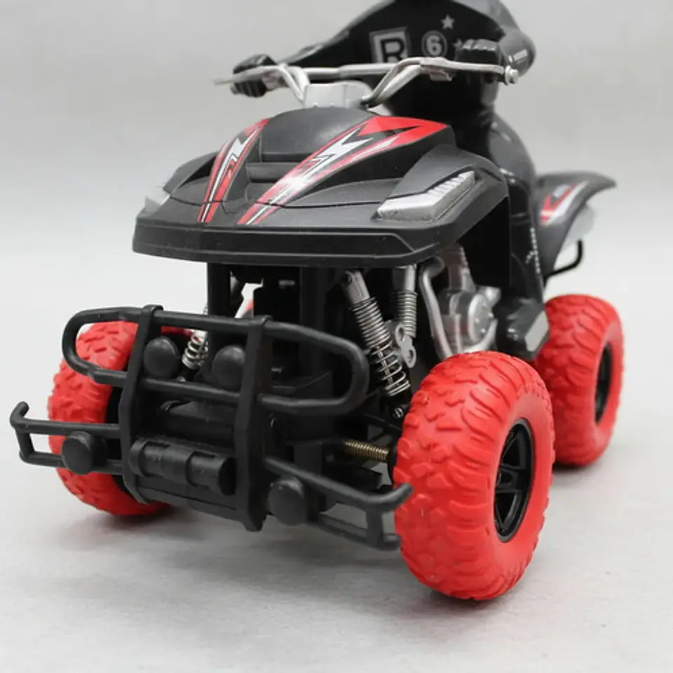 Cuatrimoto Rc Batería Recargable Con Control Juguete  Niños 6