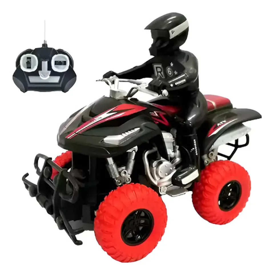 Cuatrimoto Rc Batería Recargable Con Control Juguete  Niños 10