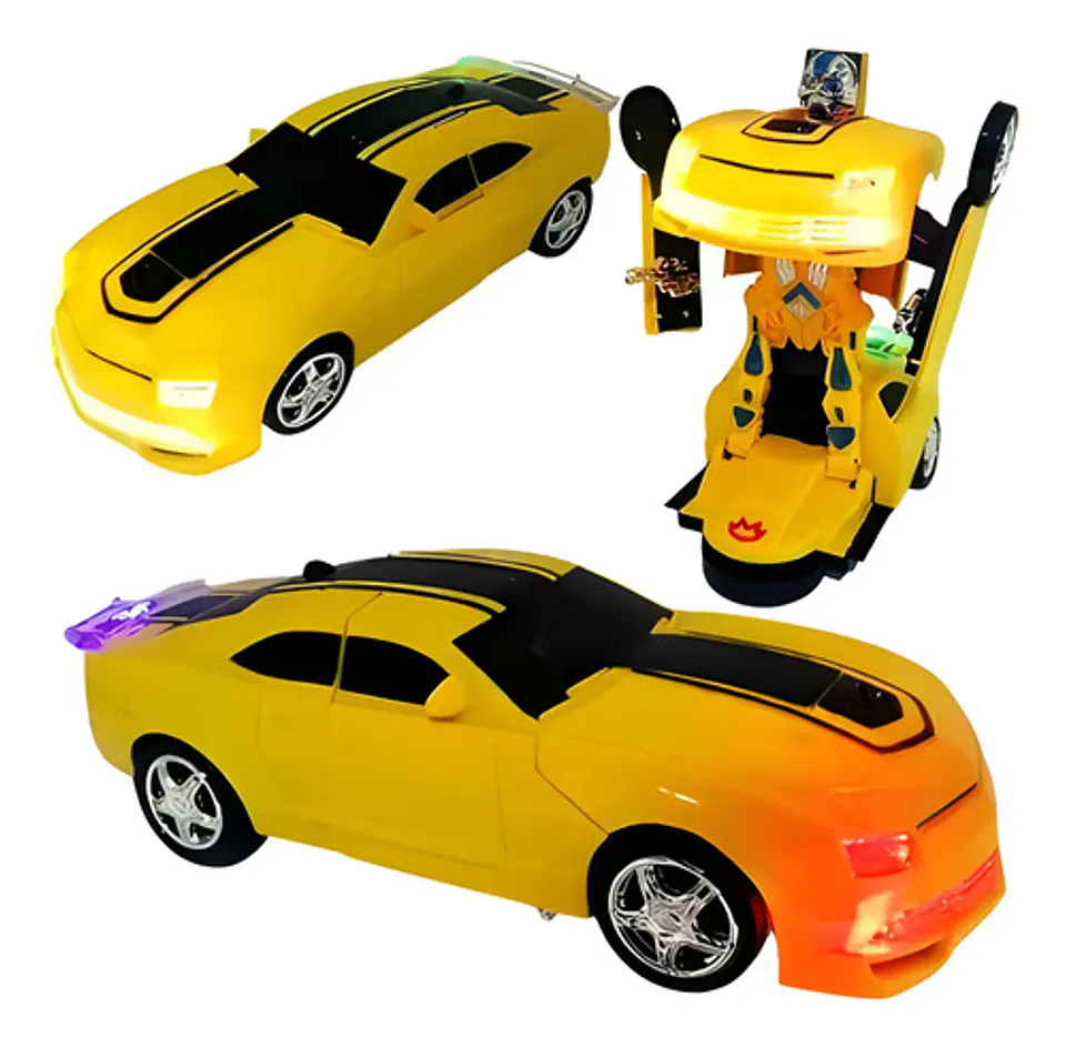 Transformers Bumblebee Carro Robot Con Luz Sonido Y Movimiento 1