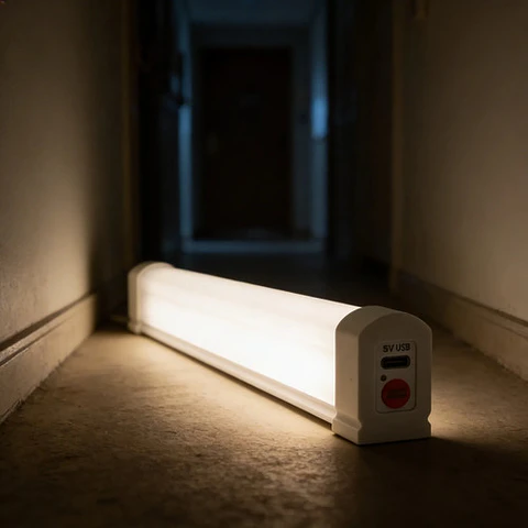 Tubo Led  Base 32.5 Cm Lampara De Emergencia 40w