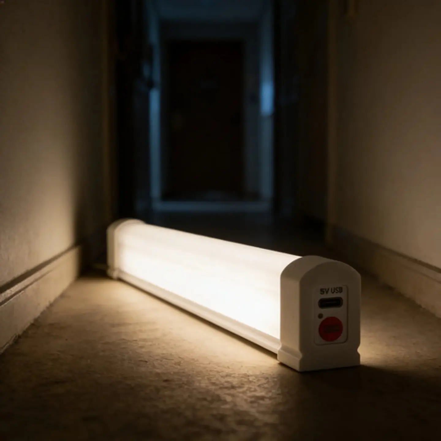 Tubo Led  Base 32.5 Cm Lampara De Emergencia 40w 1