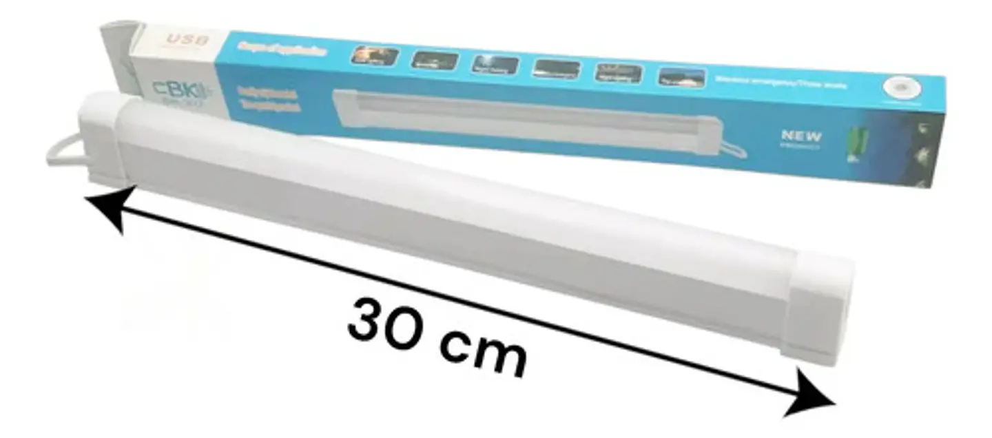 Tubo Led  Base 32.5 Cm Lampara De Emergencia 40w 4