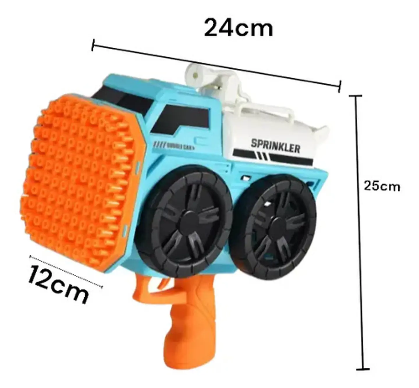 Pistola Lanzador Burbujero Eléctrico Usb Liquido Burbujas 4