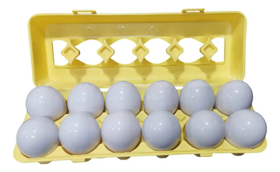 Clasificador Montessori 12 Piezas Huevos Didáctico Transport 2