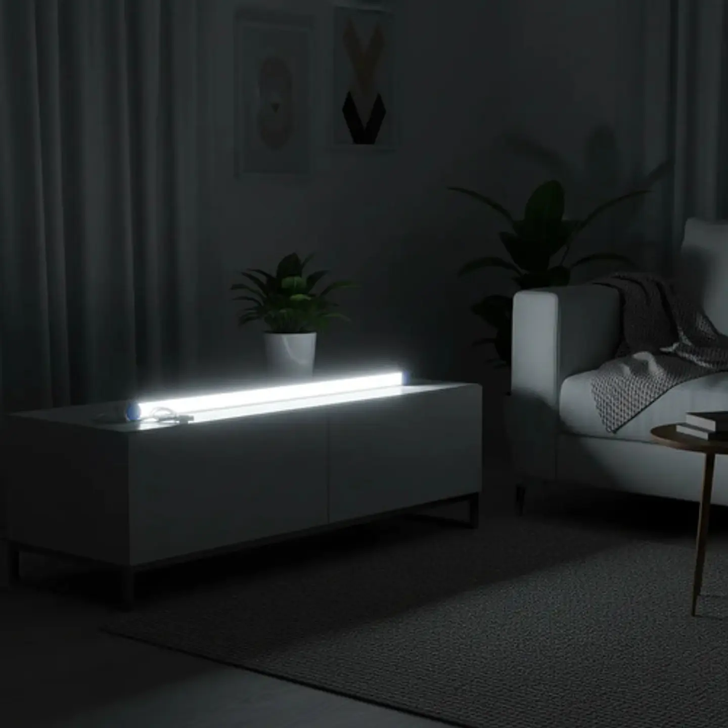Tubo Led  Base 52.5 Cm Lampara De Emergencia 60w 5