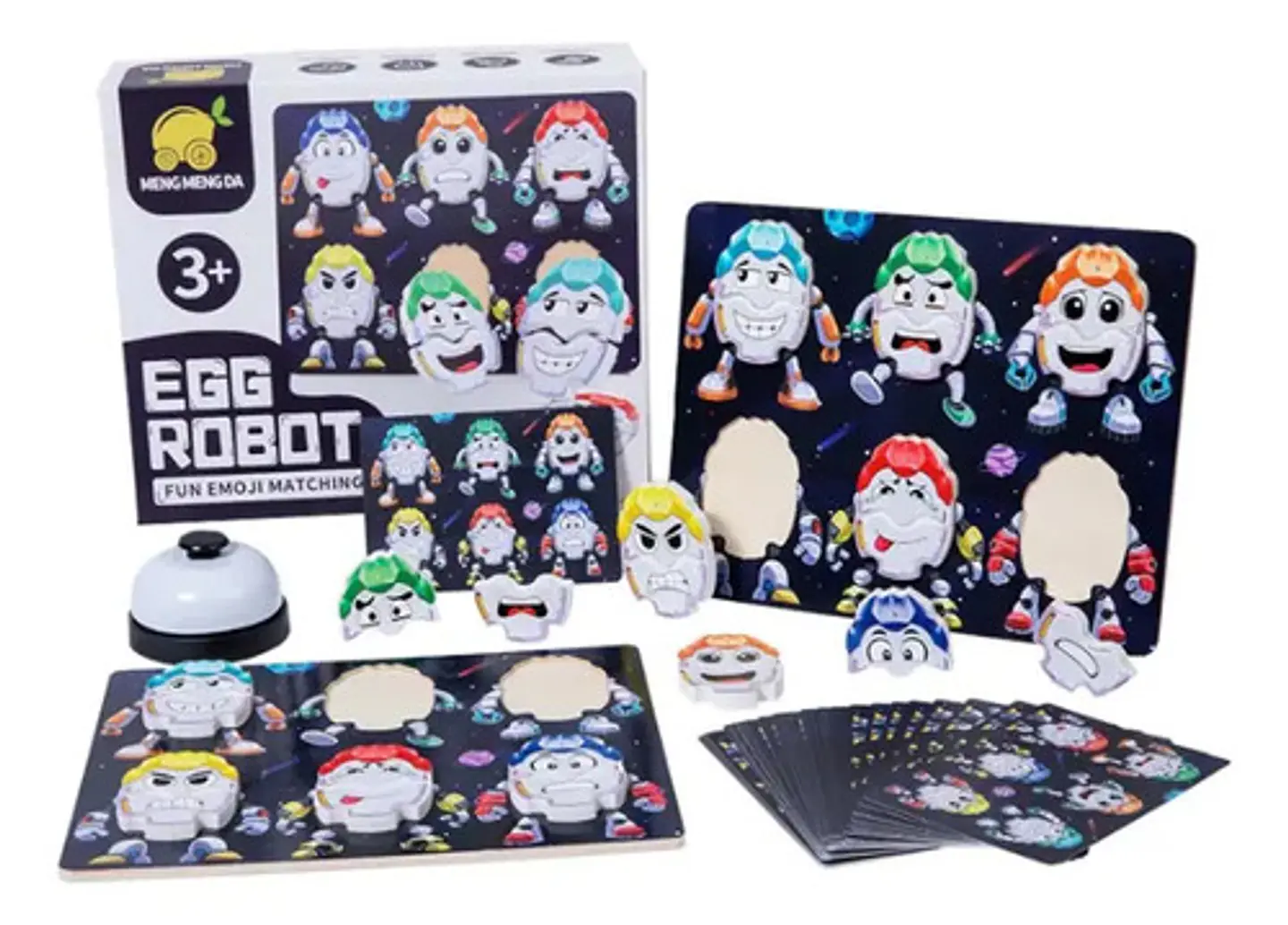 Juego De Mesa Huevos Robot Meng Meng Da De Pares Para Niños 2