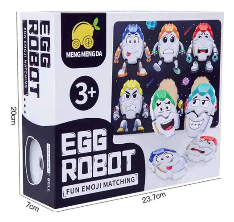 Juego De Mesa Huevos Robot Meng Meng Da De Pares Para Niños 4