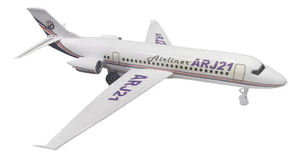 Avion Friccion Juguete Super Speed En  Bolsa Luces Y Sonido 2