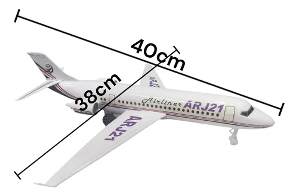 Avion Friccion Juguete Super Speed En  Bolsa Luces Y Sonido 5