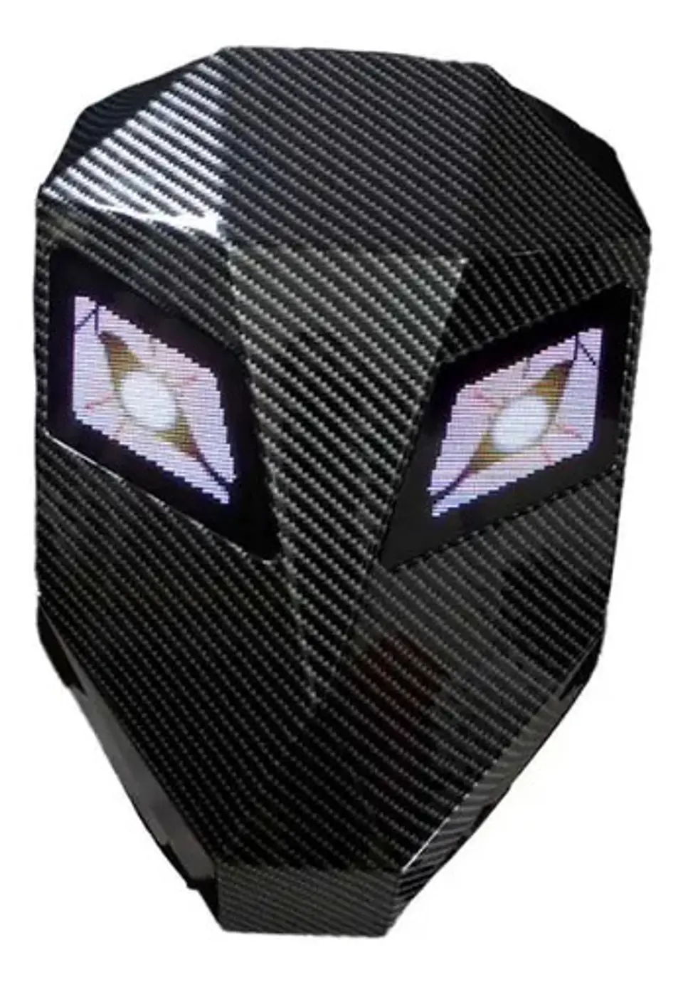 Maleta Rígida Para Moto Fibra De Carbono Con Luces Led 4