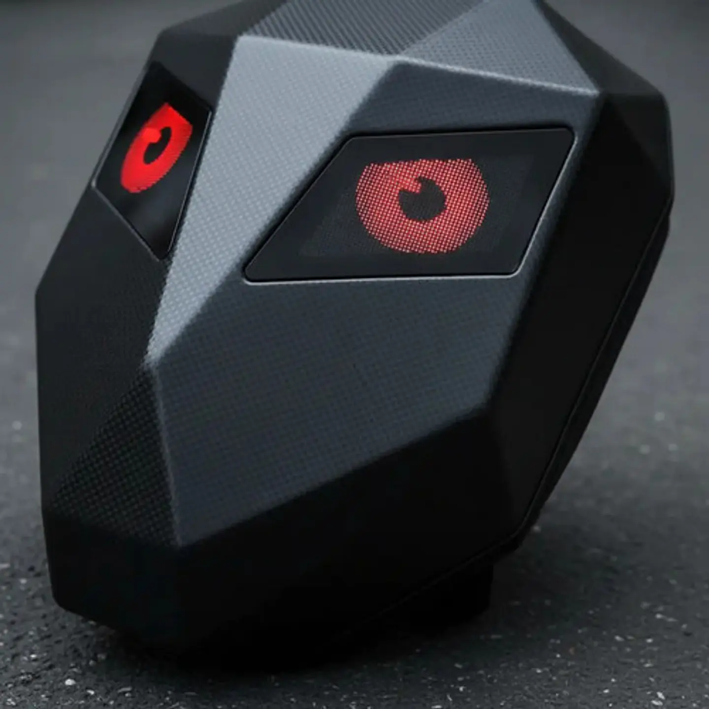 Maleta Rígida Para Moto Fibra De Carbono Con Luces Led 6