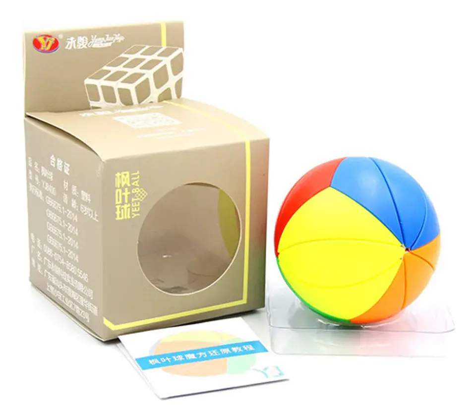 Cubo Mágico Yj Yeet Ball 3x3 Bola Blanco Sin Adhesivo 3