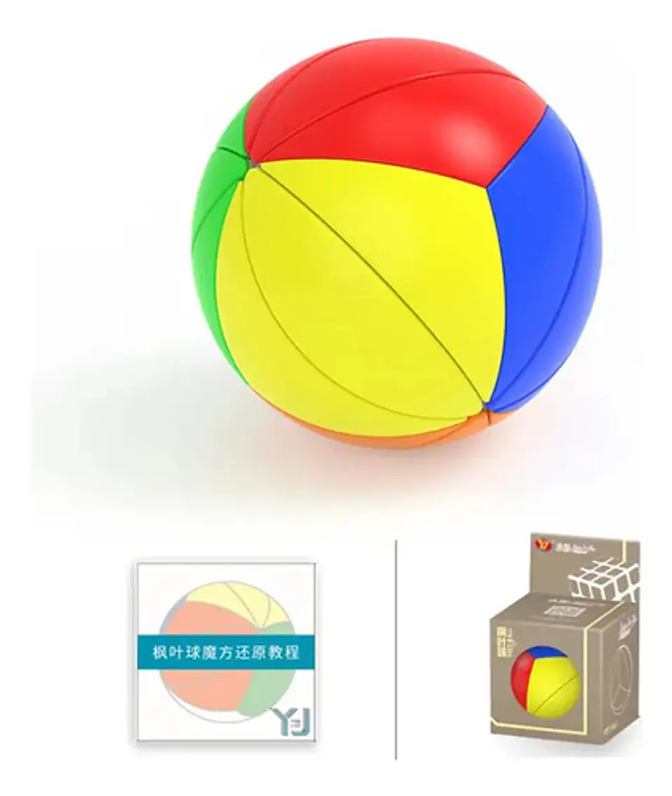 Cubo Mágico Yj Yeet Ball 3x3 Bola Blanco Sin Adhesivo 5