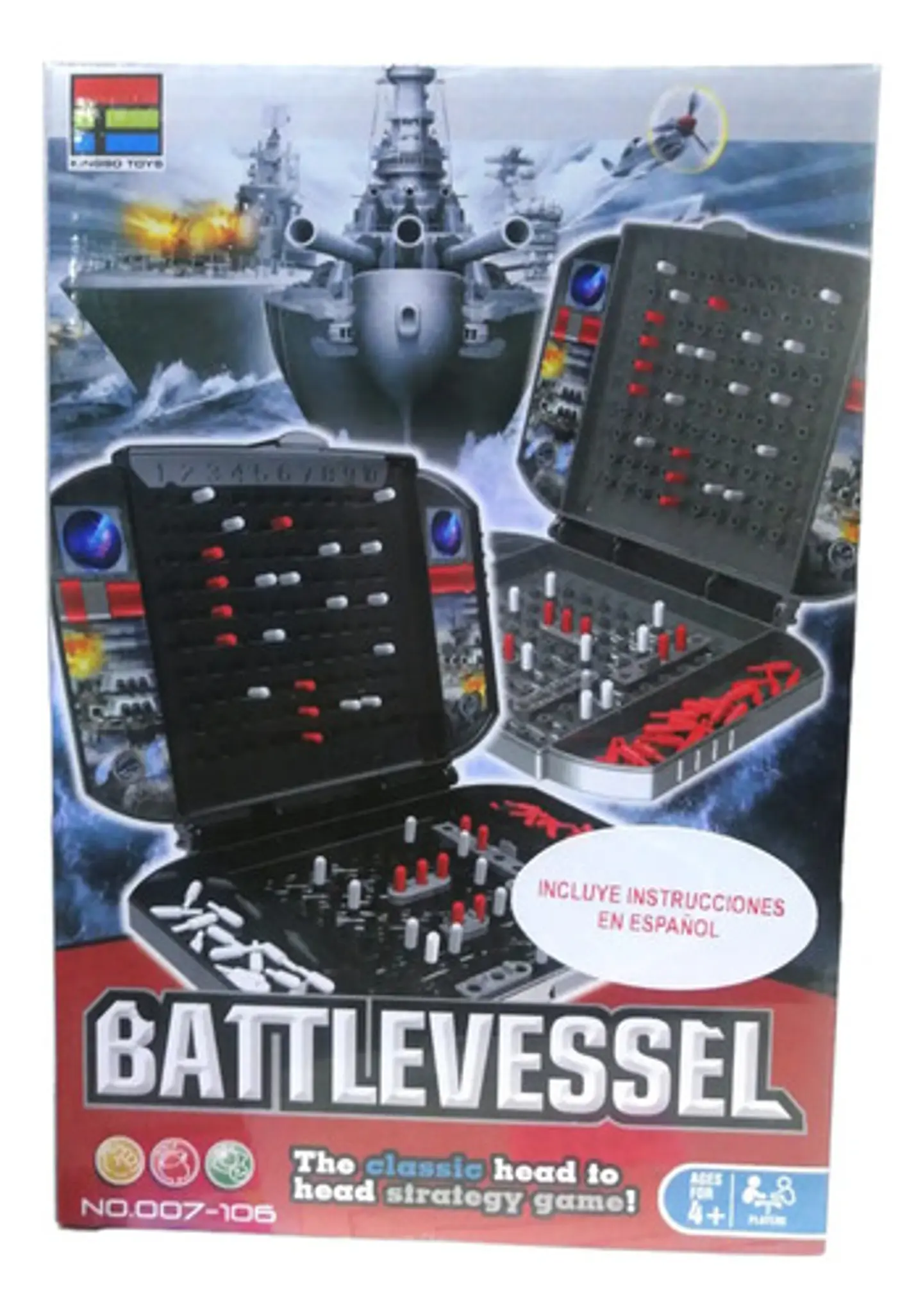 Batalla Naval 2 En 1 Juguete Niños Juego De Mesa G60321 2
