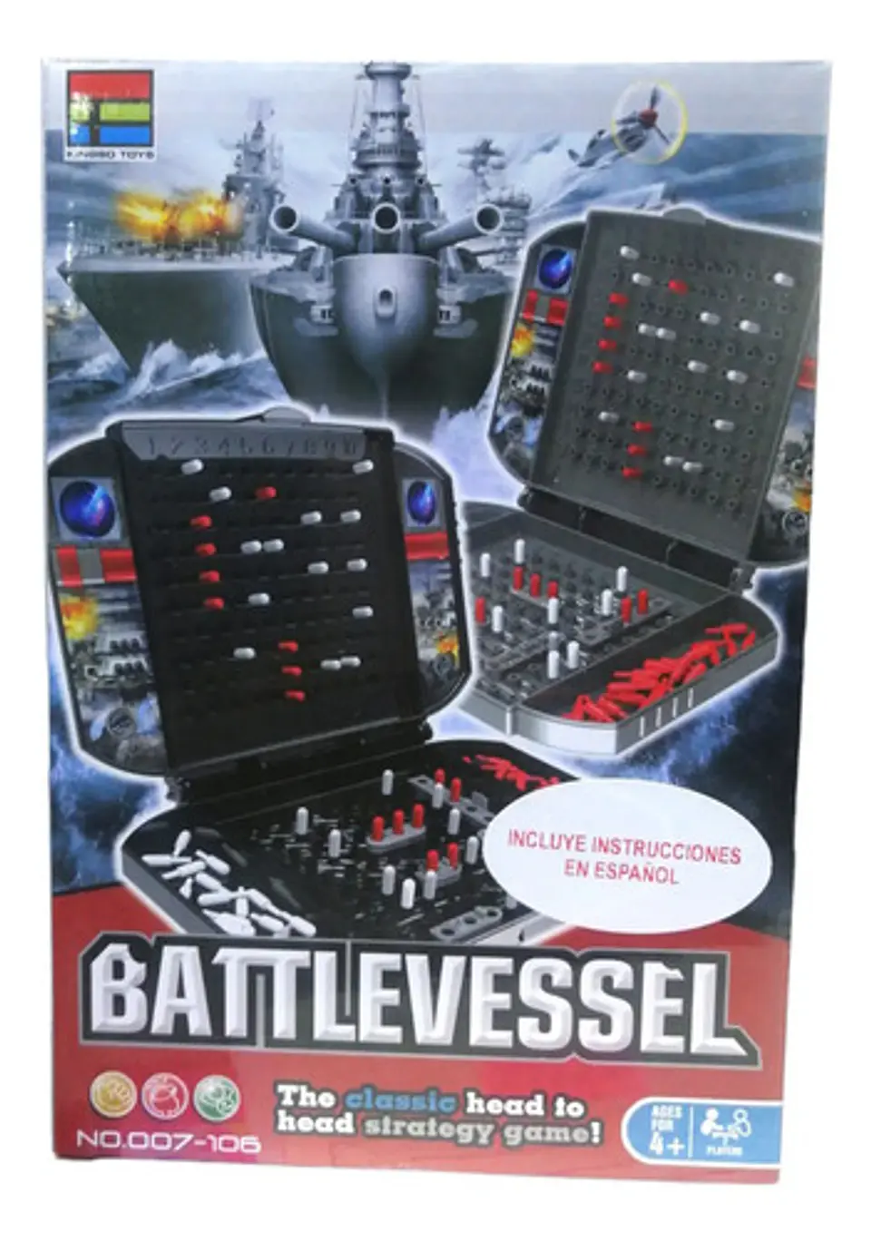 Batalla Naval 2 En 1 Juguete Niños Juego De Mesa G60321 2