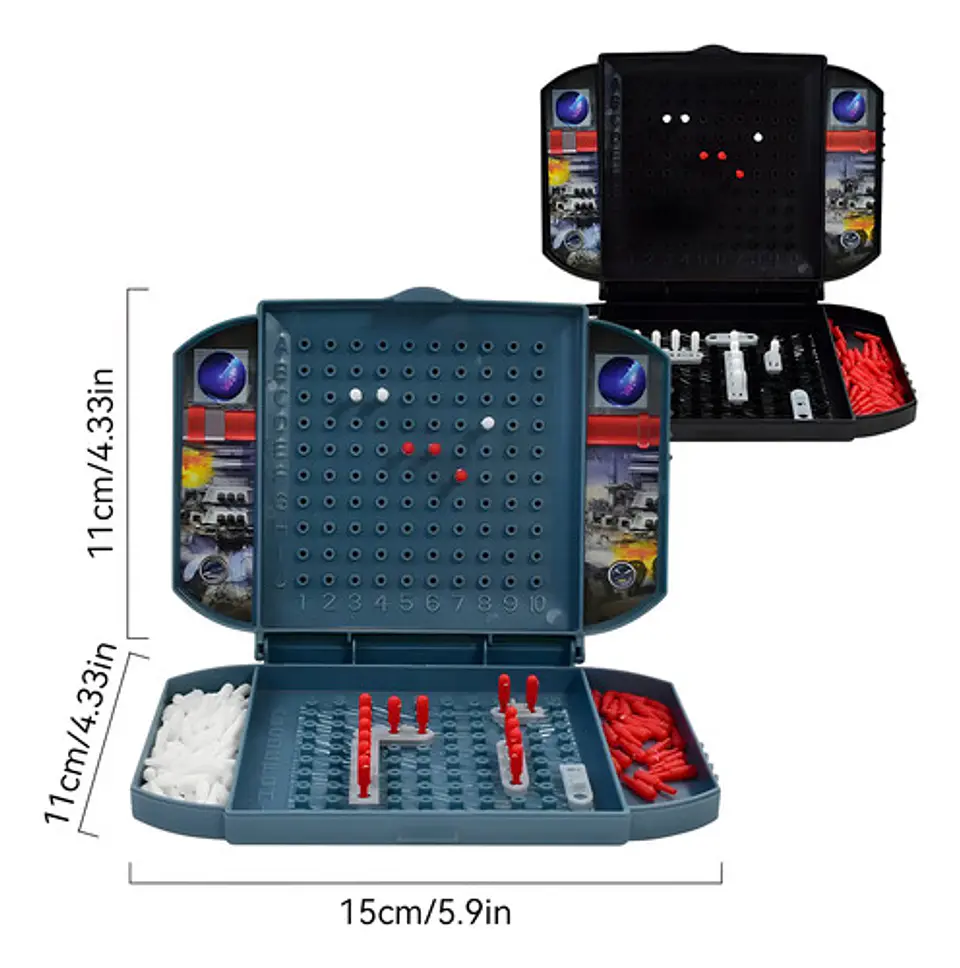 Batalla Naval 2 En 1 Juguete Niños Juego De Mesa G60321 5