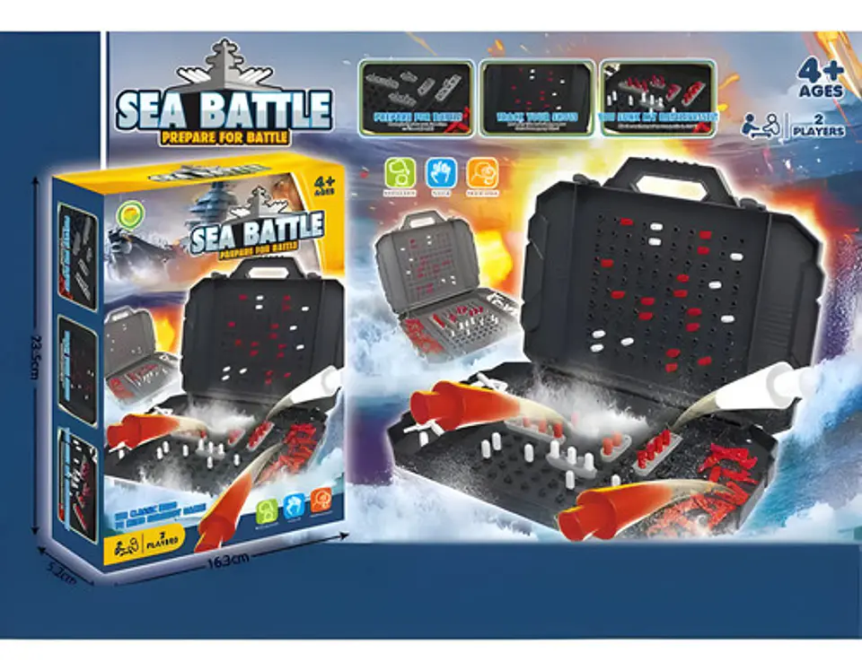 Batalla Naval 2 En 1 Juguete Niños Juego De Mesa G60321 8