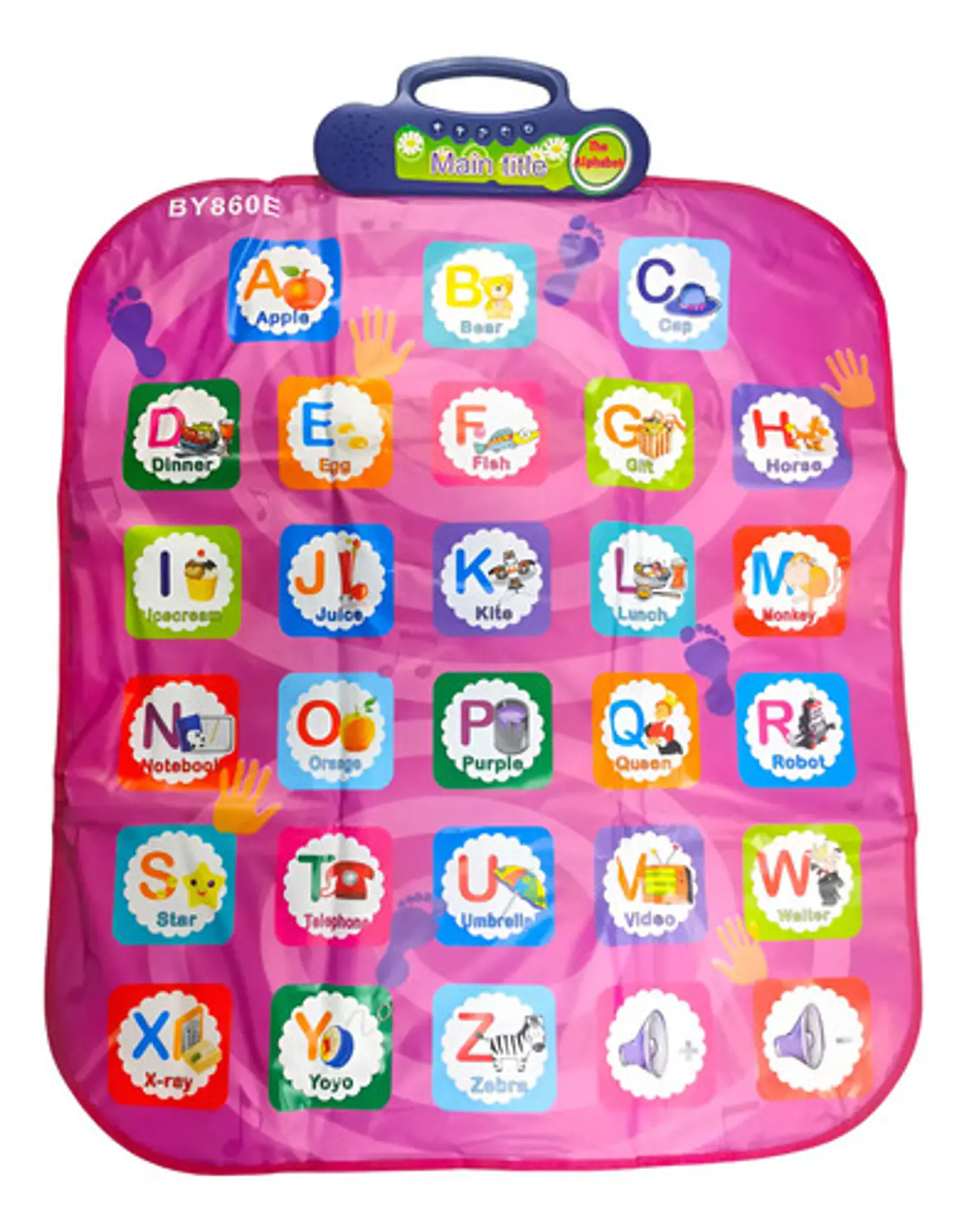 Piano Infantil Macca Tapete Musical 71x83cm Color Fucsia 0v 1