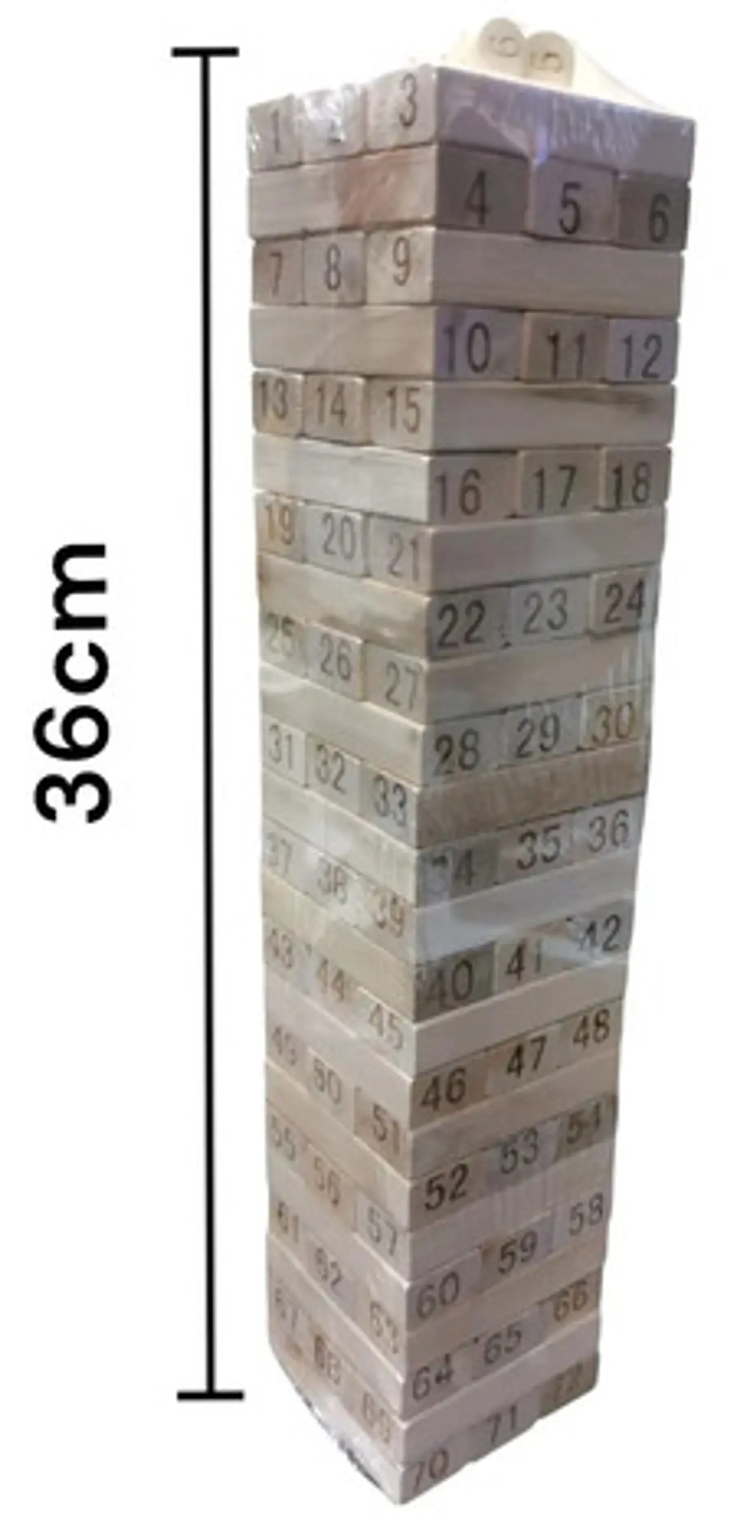 Juego Torre Madera Bloques Mazis 72 Pc Colores Numeros Dados 8