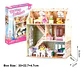 Rompecabeza 3d Casa De Muñecas Armable Educativo Bricolaje - Miniatura 2
