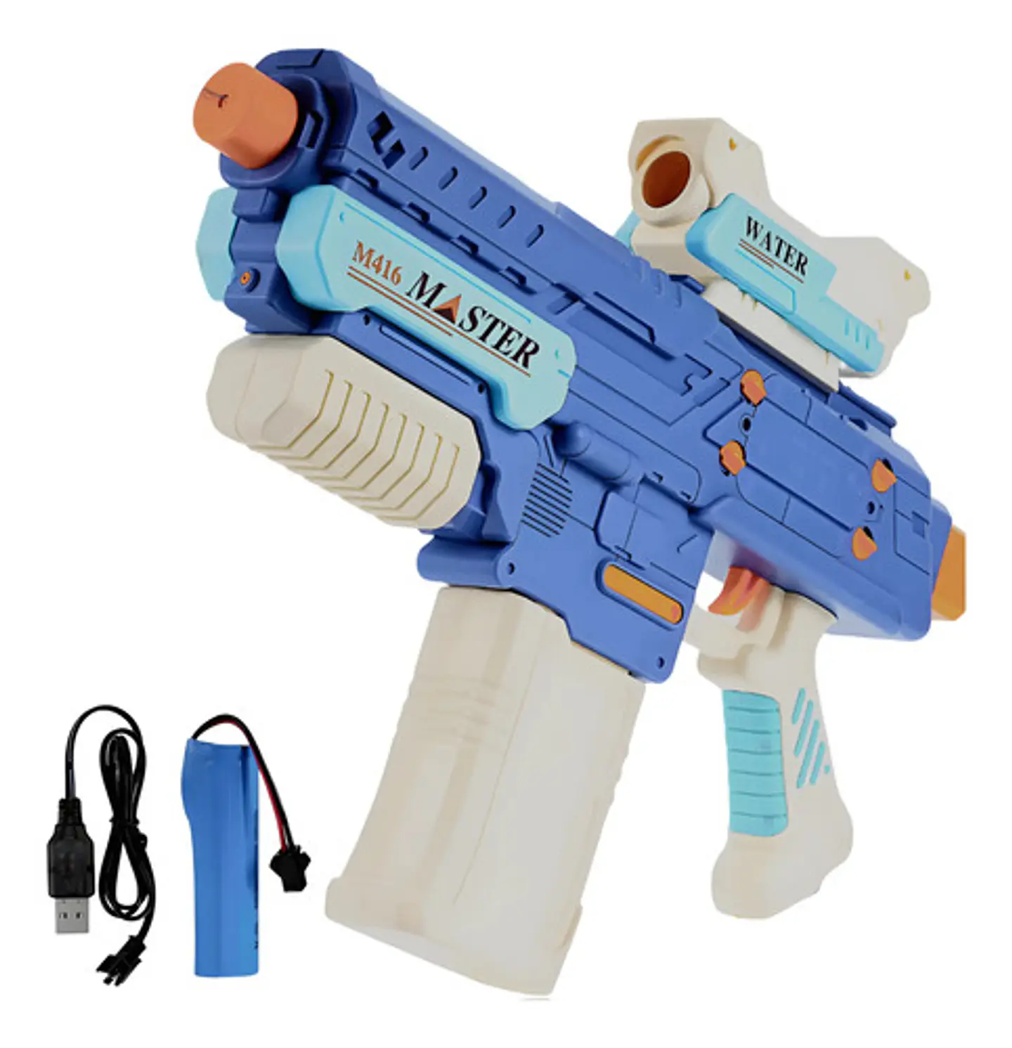 Pistola Electrica Lanza Agua Juguete Niños M4 Ametralladora 1