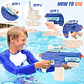 Pistola Electrica Lanza Agua Juguete Niños M4 Ametralladora - Miniatura 2
