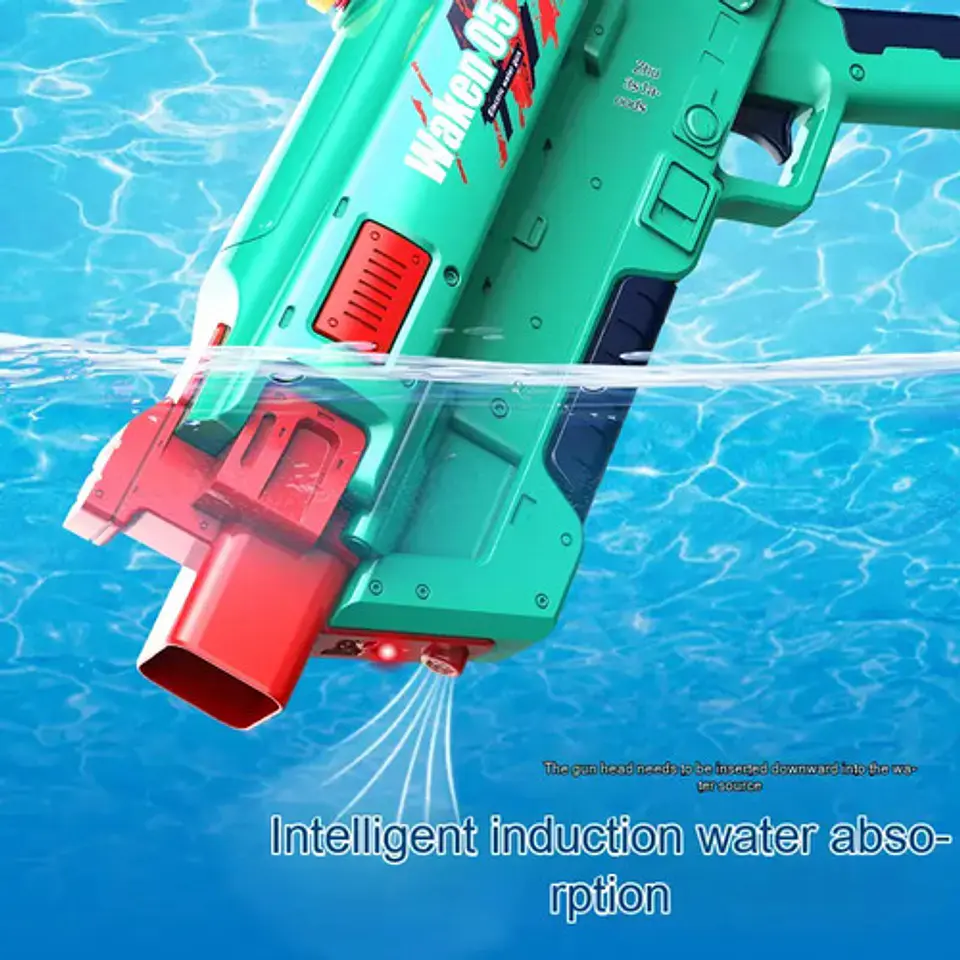 Pistola Lanzador Agua Juguete Automatica Regalo Playa Piscin 8