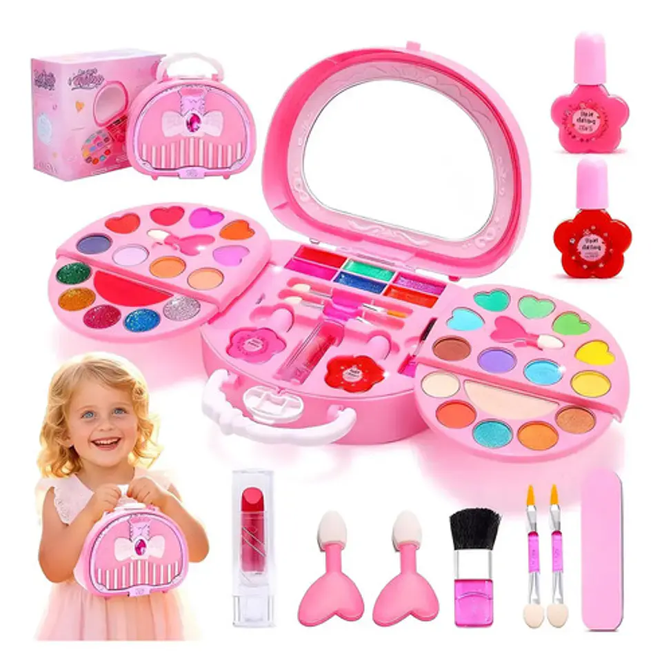 Kit De Maquillaje Infantil Maleta Neceser Para  Niñas 1