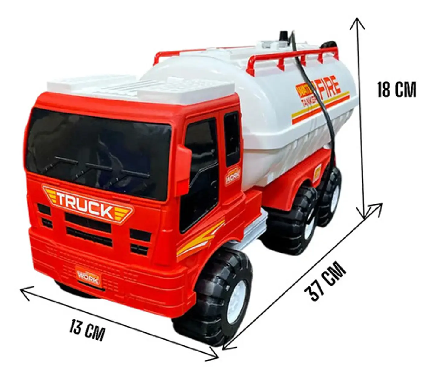 Camion Bombero Carro Juguete Infantil Con Lanzador De Agua 4