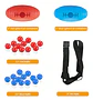 Juego Pelota Agitadora Fiesta Beerpong Diversion Amigos - Miniatura 3