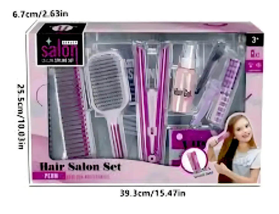 Set Kid Salon Belleza  Jueguete Peluqueria Spa Niñas Juego 7
