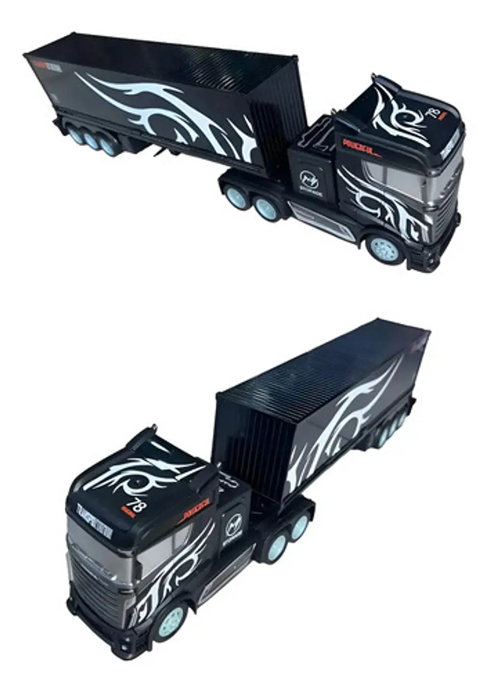 Camion Niños Control Remoto Juguete Escala 1:16 Tractomula 4