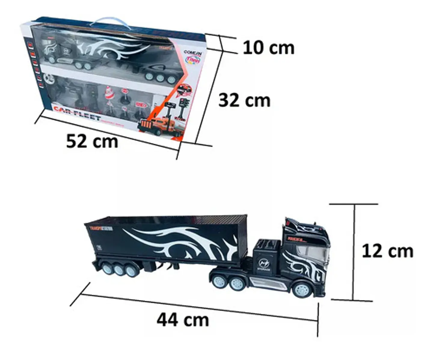 Camion Niños Control Remoto Juguete Escala 1:16 Tractomula 5