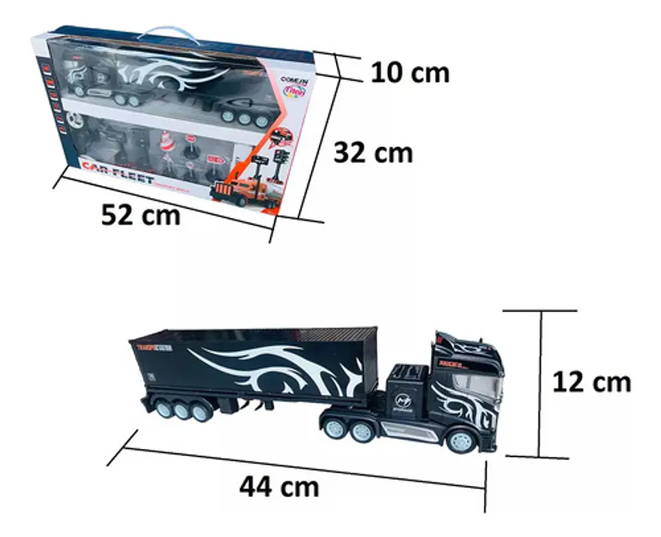 Camion Niños Control Remoto Juguete Escala 1:16 Tractomula 5
