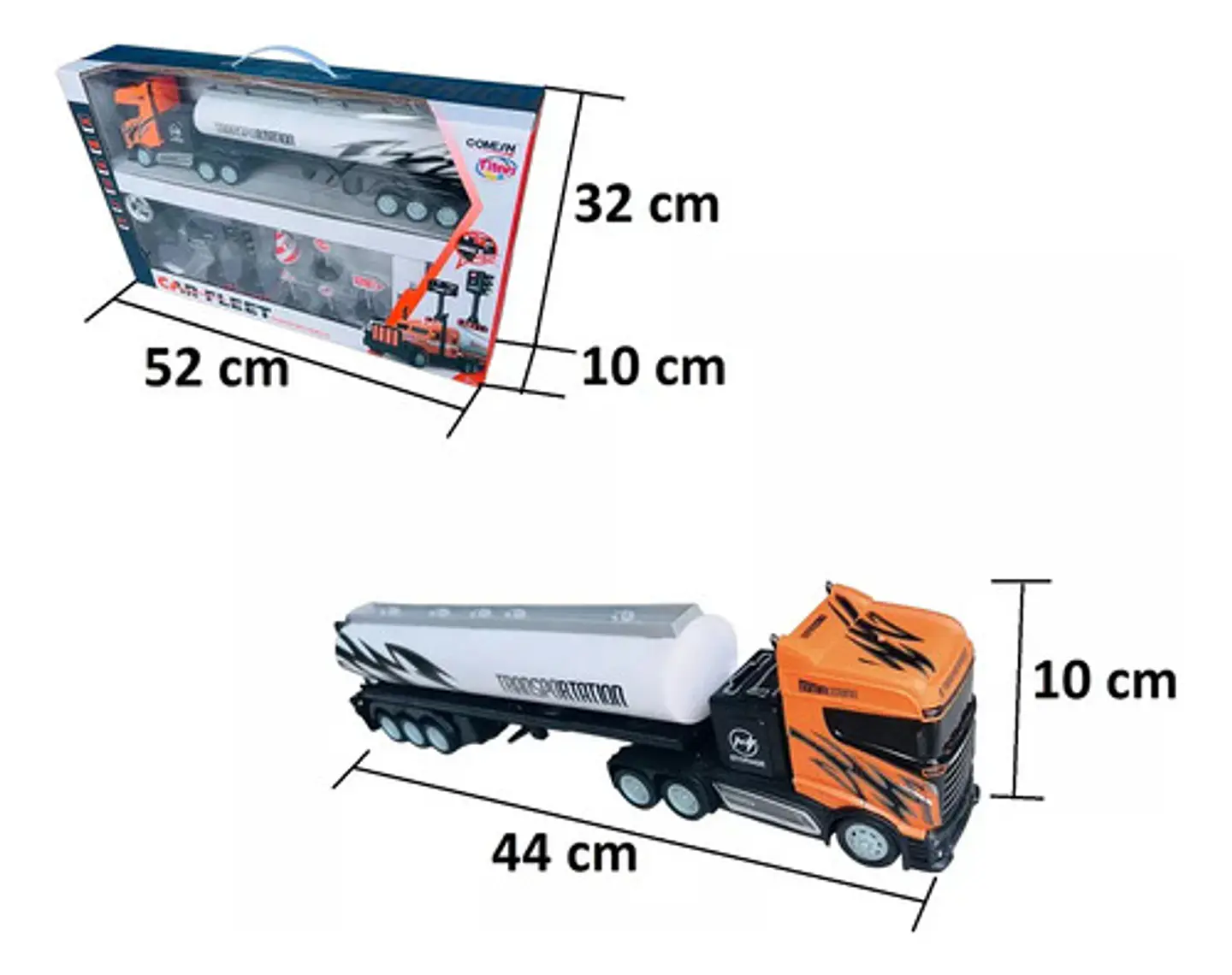 Camion Niños Control Remoto Juguete Escala 1:16 Tractomula 9