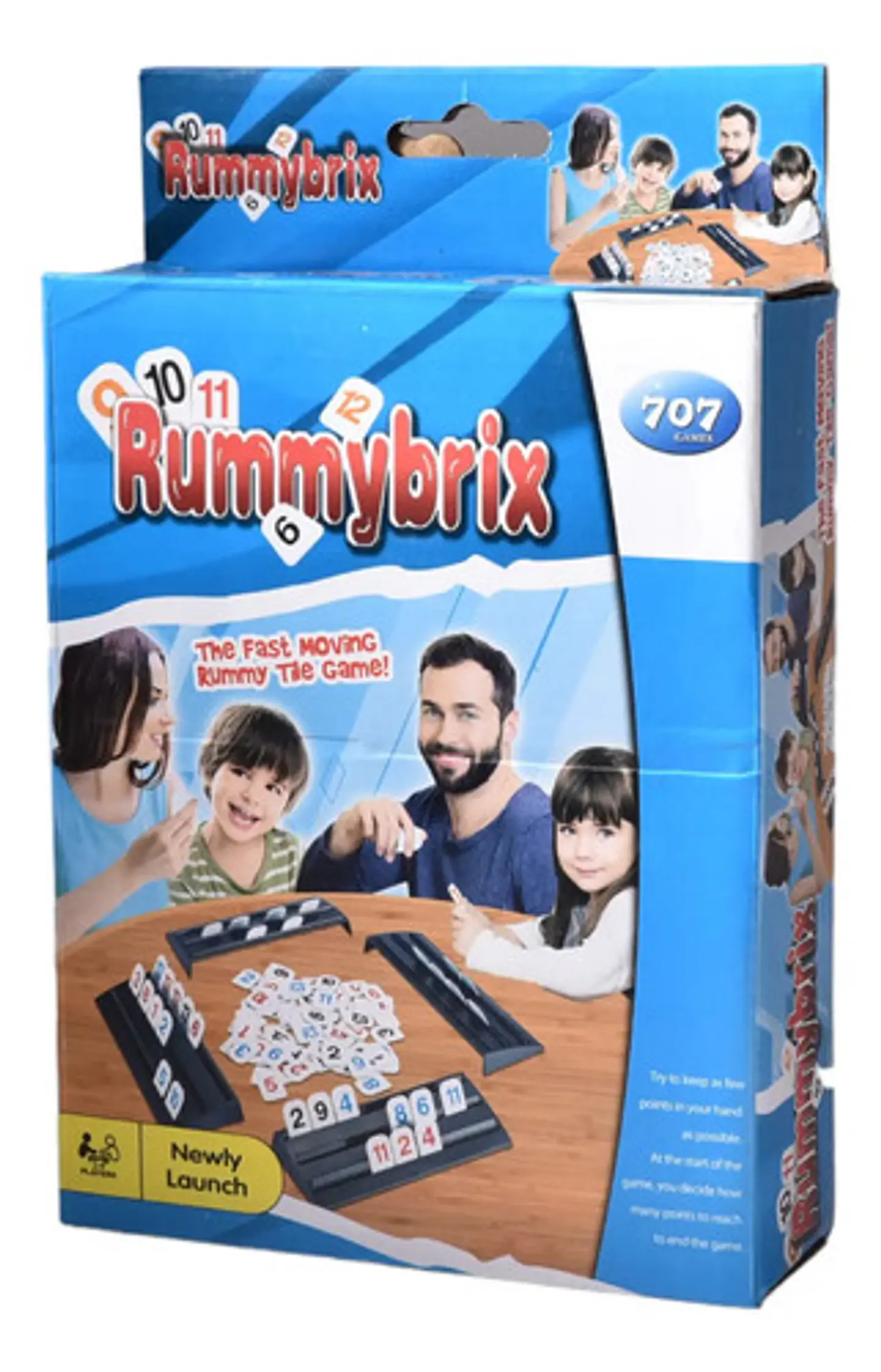Mini Juego Mesa Clasico Logica Rummy Dim:19x15x4 2