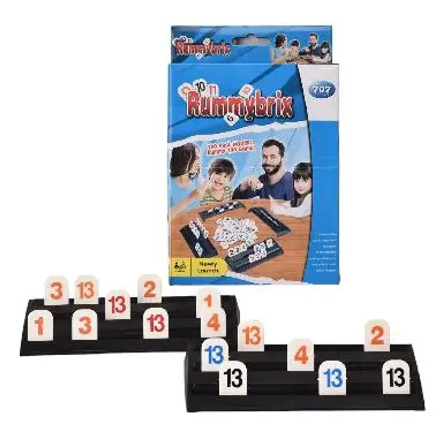 Mini Juego Mesa Clasico Logica Rummy Dim:19x15x4 3