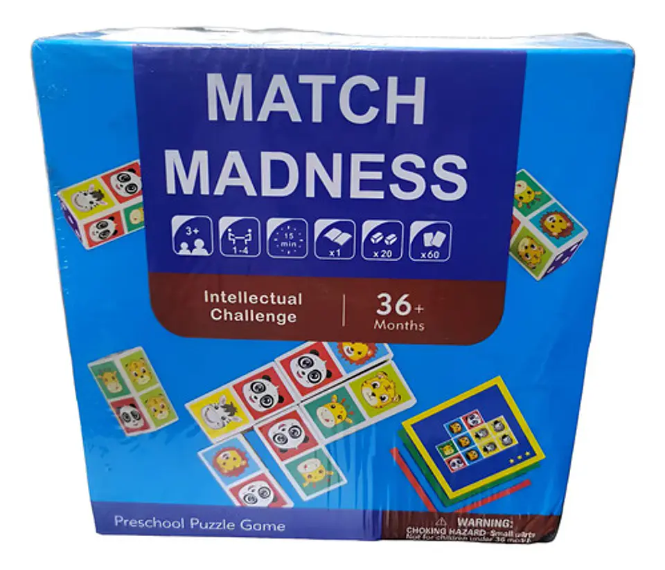 Match Madness-rompecabezas Animalitos Patrones Memoria Juego 1