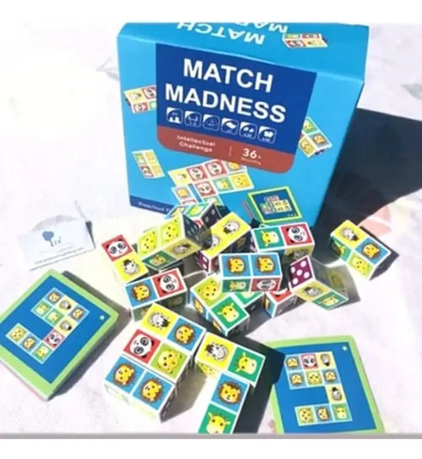 Match Madness-rompecabezas Animalitos Patrones Memoria Juego 2