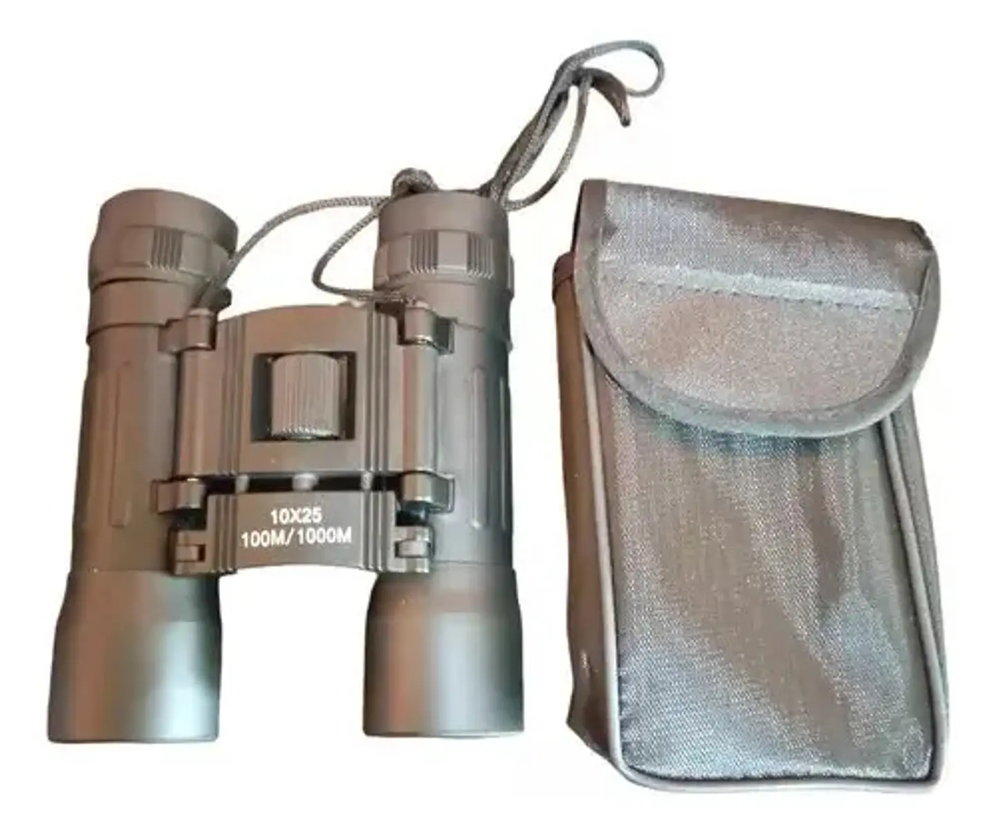 Mini Binoculares Outdoor 10 X 25 Con Estuche Color Negro 3
