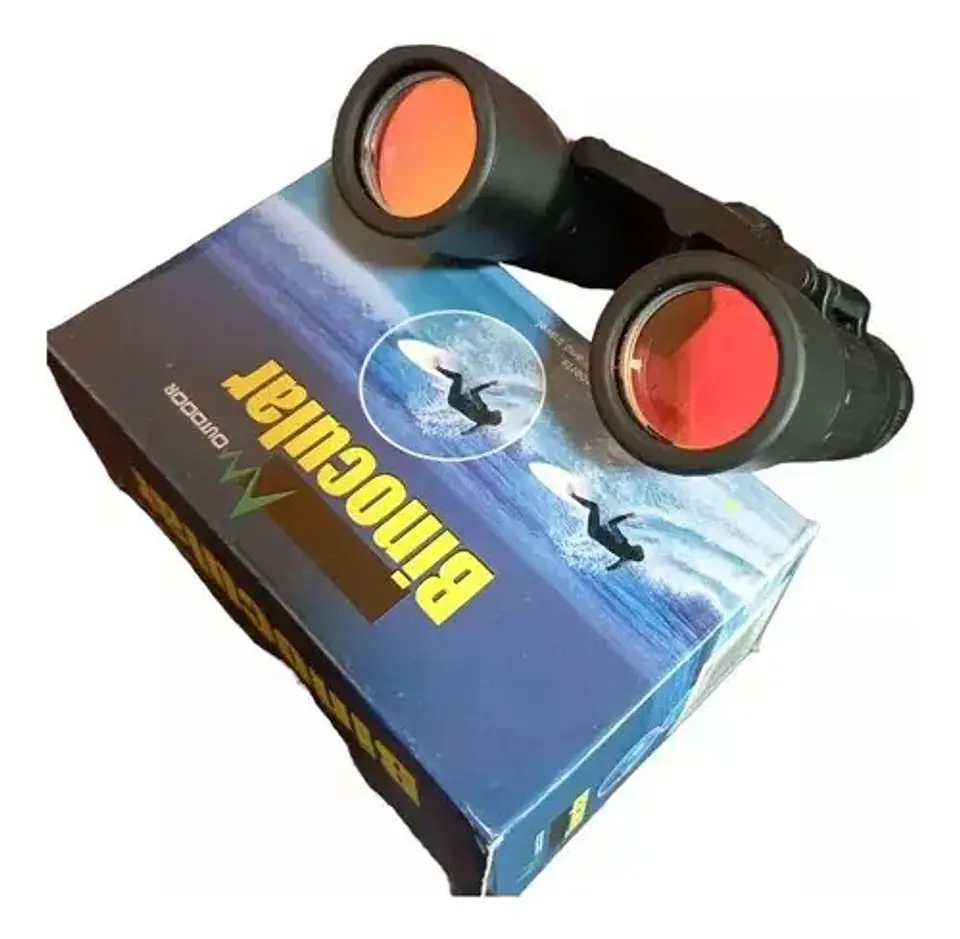 Mini Binoculares Outdoor 10 X 25 Con Estuche Color Negro 6