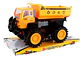 Camión Constructor Volqueta Retro Gr Fricción Niños Plástico Color Amarillo Personaje Volqueta 2086 - Miniatura 1