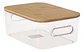 Caja Organizadora Tapa Bambu Cajon Canasta 2.5 Litros - Miniatura 1