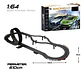 Jj Slot Racing Track Pista Electrica Jj.112 Pista 2 Carros - Miniatura 4