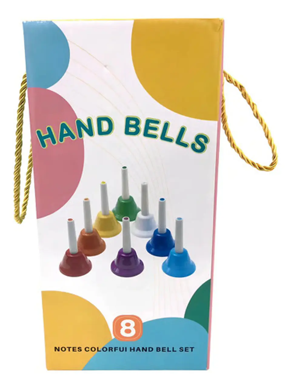 Kit 8pcs Campanas De Percusión Infantil De Mano Instrumentos 2